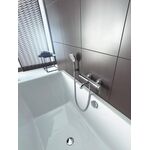 Duravit Badewanne VERO AIR 180x80 Ecke rechts 2 Rückenschrägen weiß