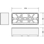 Duravit Wannenträger VERO AIR für 700413, 180x80 cm