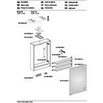 Keuco Spiegelschrank 25 ROYAL Vorb 500x720x150mm Ans re si-gb-elo A++ KEUCO