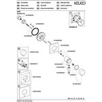Keuco Umstellventil IXMO UP f 2 Verbr Ros eckig ES-fin KEUCO