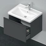 Duravit Waschtischunterbau D-NEO 1 Auszug 440x634x452mm graphit matt