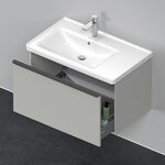 Duravit Waschtischunterbau D-NEO 1 Auszug 440x784x452mm betongrau matt