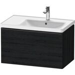 Duravit Waschtischunterbau D-NEO 1 Auszug 440x784x452mm eiche schwarz