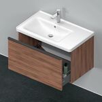 Duravit Waschtischunterbau D-NEO 1 Auszug 440x784x452mm nussbaum natur