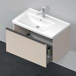 Duravit Waschtischunterbau D-NEO 1 Auszug 440x784x452mm taupe