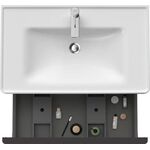 Duravit Waschtischunterbau D-NEO 1 Auszug 440x784x452mm weiß hochglanz
