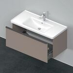 Duravit Waschtischunterbau D-NEO 1 Auszug 440x984x452mm basalt matt