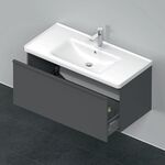 Duravit Waschtischunterbau D-NEO 1 Auszug 440x984x452mm graphit matt