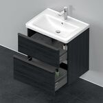 Duravit Waschtischunterbau D-NEO 1 Ausz. 1 Schubk. 625x634x452mm Ei sw