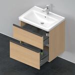 Duravit Waschtischunterbau D-NEO 1 Ausz. 1 Schubk. 625x634x452mm Ei natur
