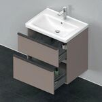 Duravit Waschtischunterbau D-NEO 1 Ausz. 1 Schubk. 625x634x452mm bas matt