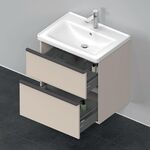 Duravit Waschtischunterbau D-NEO 1 Ausz. 1 Schubk. 625x634x452mm taupe
