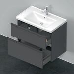 Duravit Waschtischunterbau D-NEO 1 Ausz. 1 Schubk. 625x784x452mm grap ma