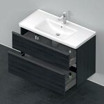 Duravit Waschtischunterbau D-NEO 1 Ausz. 1 Schubk. 625x984x452mm Ei sw