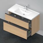 Duravit Waschtischunterbau D-NEO 1 Ausz. 1 Schubk. 625x984x452mm Ei natur
