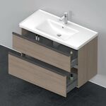 Duravit Waschtischunterbau D-NEO 1 Ausz. 1 Schubk. 625x984x452mm Ei terra