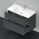Duravit Waschtischunterbau D-NEO 1 Ausz. 1 Schubk. 625x984x452mm grap ma