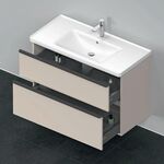 Duravit Waschtischunterbau D-NEO 1 Ausz. 1 Schubk. 625x984x452mm taupe
