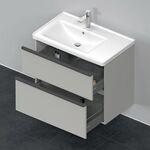 Duravit Waschtischunterbau D-NEO 625x784x452mm 1 Ausz. 1 Schubk bet-gr ma