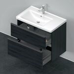 Duravit Waschtischunterbau D-NEO 625x784x452mm 1 Ausz. 1 Schubk. Ei sw