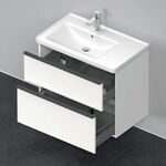 Duravit Waschtischunterbau D-NEO 625x784x452mm 1 Ausz. 1 Schubk. we matt
