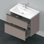 Duravit Waschtischunterbau D-NEO 625x784x452mm 1 Ausz. 1 Schubk. bas matt