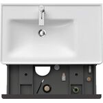 Duravit Waschtischunterbau D-NEO 625x784x452mm 1 Ausz. 1 Schubk. grap ma