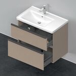 Duravit Waschtischunterbau D-NEO 625x784x452mm 1 Ausz. 1 Schubk. leinen
