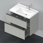 Duravit Waschtischunterbau D-NEO 625x784x452mm 1 Ausz. 1 Schubk bet-gr ma