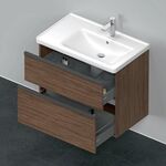 Duravit Waschtischunterbau D-NEO 625x784x452mm 1 Ausz. 1 Schubk. NB dkl