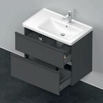 Duravit Waschtischunterbau D-NEO 625x784x452mm 1 Ausz. 1 Schubk. grap ma