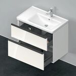 Duravit Waschtischunterbau D-NEO 625x784x452mm 1 Ausz. 1 Schubk. we hgl
