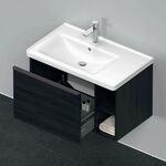 Duravit Waschtischunterbau D-NEO 625x784x452mm 1 Ausz. Regal seitl Ei sw