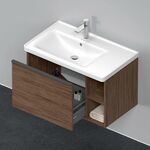 Duravit Waschtischunterbau D-NEO 625x784x452mm 1 Ausz. Regal seitl NB dkl