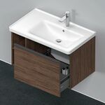 Duravit Waschtischunterbau D-NEO 625x784x452mm 1 Ausz. Regal seitl NB dkl