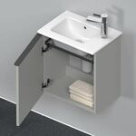 Duravit Waschtischunterbau D-NEO 440x410x274mm 1 Tür TA li betongr ma