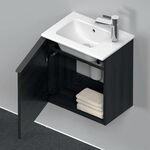 Duravit Waschtischunterbau D-NEO 440x410x274mm 1 Tür Türanschl li Ei sw