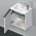 Duravit Waschtischunterbau D-NEO 440x410x274mm 1 Tür Türanschl li we matt