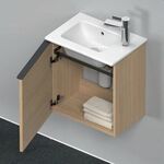 Duravit Waschtischunterbau D-NEO 440x410x274mm 1 Tür Türanschl li Ei na