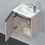 Duravit Waschtischunterbau D-NEO 440x410x274mm 1 Tür Türanschl li taupe