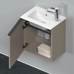Duravit Waschtischunterbau D-NEO 440x410x274mm 1 Tür Türanschl li leinen