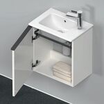Duravit Waschtischunterbau D-NEO 440x410x274mm 1 Tür Türanschl li we hgl