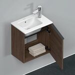 Duravit Waschtischunterbau D-NEO 440x410x274mm 1 Tür Türanschl re NB dkl
