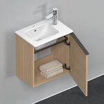 Duravit Waschtischunterbau D-NEO 440x410x274mm 1 Tür Türanschl re Ei na