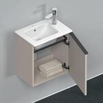 Duravit Waschtischunterbau D-NEO 440x410x274mm 1 Tür Türanschl re taupe