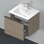 Duravit Waschtischunterbau D-NEO 440x510x402mm, 1 Auszug eiche terra