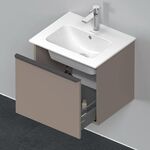 Duravit Waschtischunterbau D-NEO 440x510x402mm, 1 Auszug basalt matt