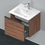 Duravit Waschtischunterbau D-NEO 440x510x402mm, 1 Auszug nussbaum natur