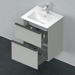 Duravit Waschtischunterbau D-NEO 625x510x402mm 1 Ausz. 1 Schubk bet-gr ma