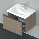 Duravit Waschtischunterbau D-NEO 1 Auszug 440x610x462mm eiche terra
